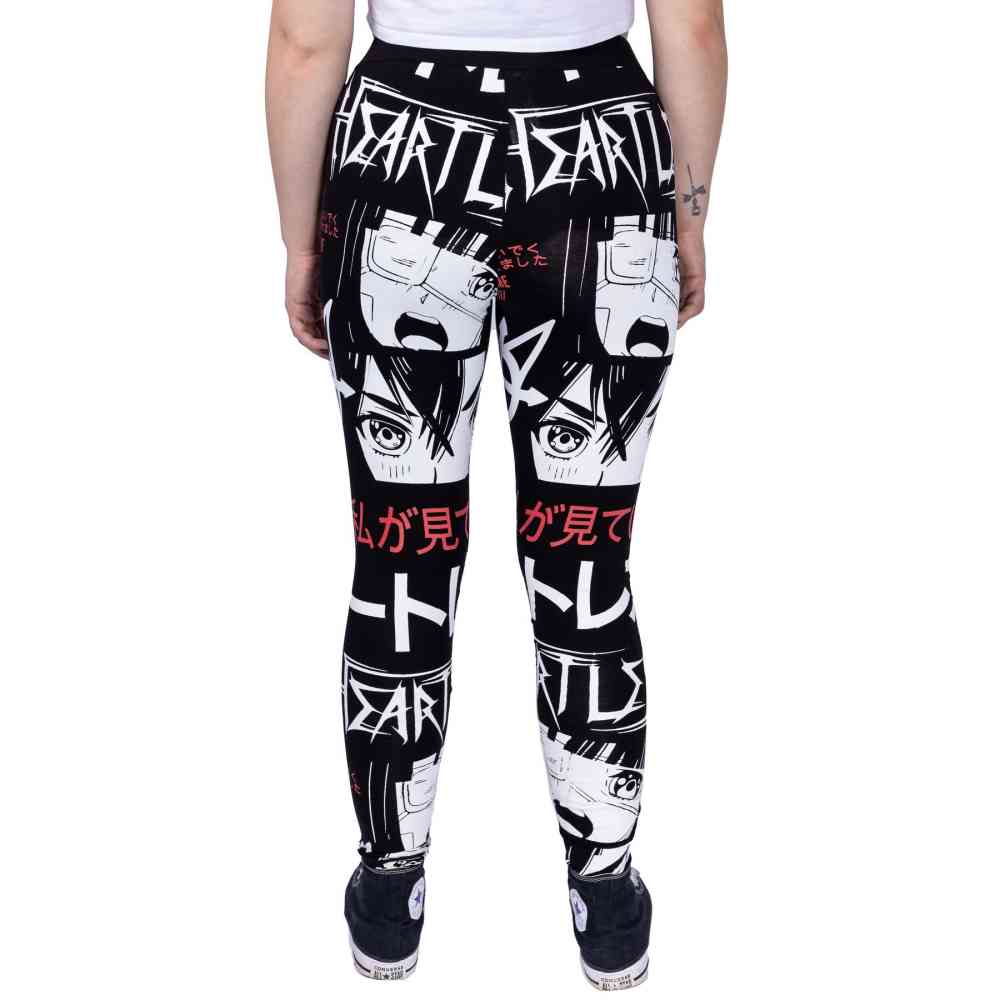 Heartless - I'M LOST Leggings - Noir/Blanc